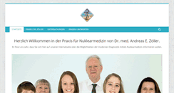 Desktop Screenshot of nuklearmedizin-zoeller.de